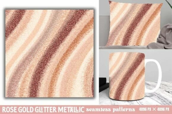 Download Rose Gold Glitter Metallic Pattern - Premium Resources