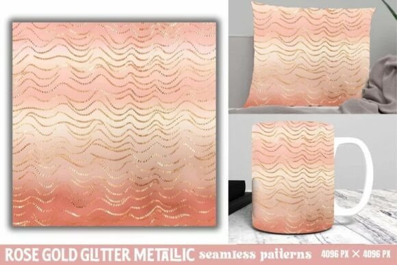 Download Rose Gold Glitter Metallic Pattern - Premium Resources